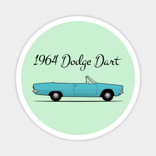 1964 Dodge dart teal Magnet